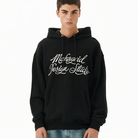 Mahagrid Letter Ink Logo Hoodie