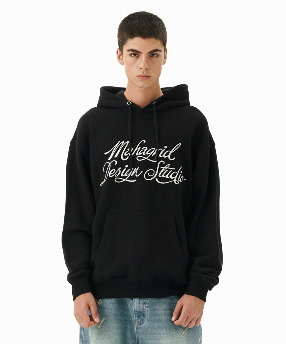 Mahagrid Letter Ink Logo Hoodie