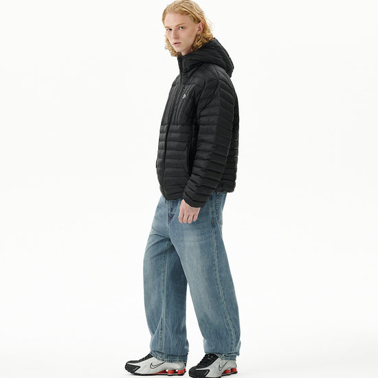 Mahagrid Light Hooded Down Puffer