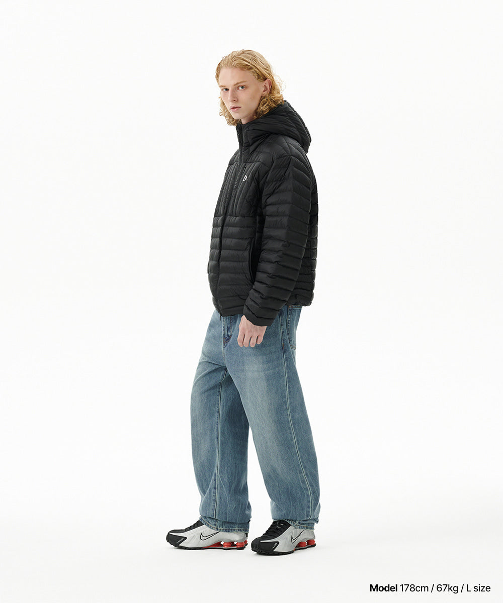 Mahagrid Light Hooded Down Puffer