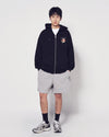 ADLV AC Bear Donut Baby Face Zip-Up Hoodie