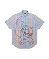 Nice Ghost Club Angel Check Big Big Half Shirt