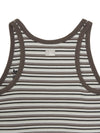 MLB Women's Stripe Sleeveless T-shirt