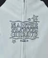 Marithé François Girbaud Kids Zip Up Rashguard & Shorts Set-Up Navy