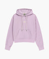 Marithé François Girbaud W DRAWING CLASSIC LOGO CROP HOODIE light heather gray