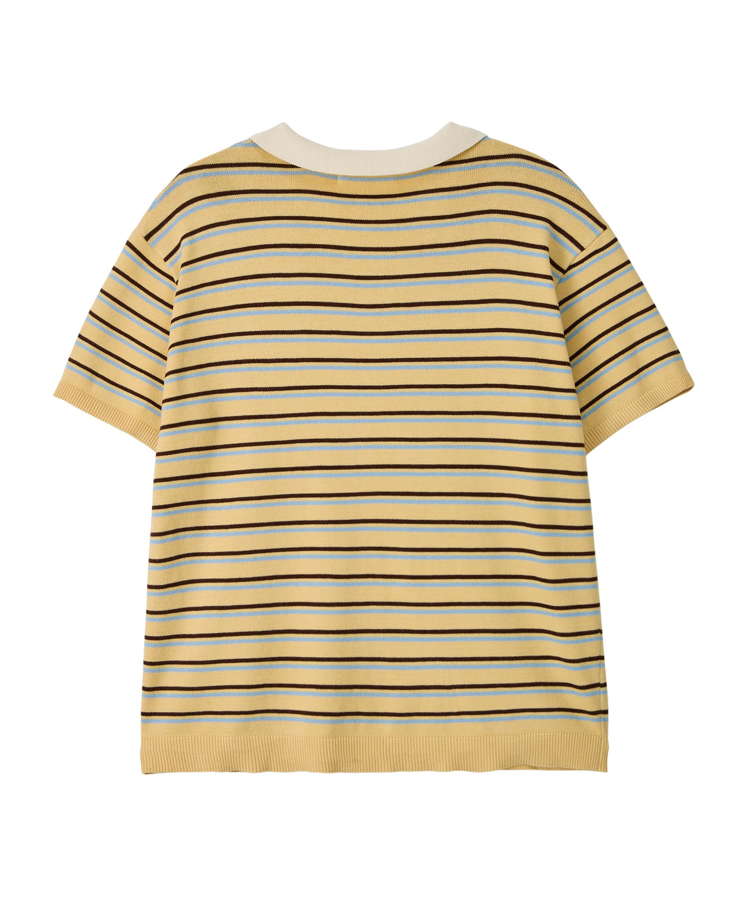 Bitter Cells Millie Stripe Collar Knit-Butter