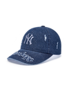 MLB Vintage Destroyed Denim Unstructured Ballcap