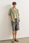 General Idea MAN Open Collar Half Shirt