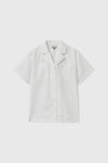 General Idea WOMAN Seersucker Collar Half Shirt