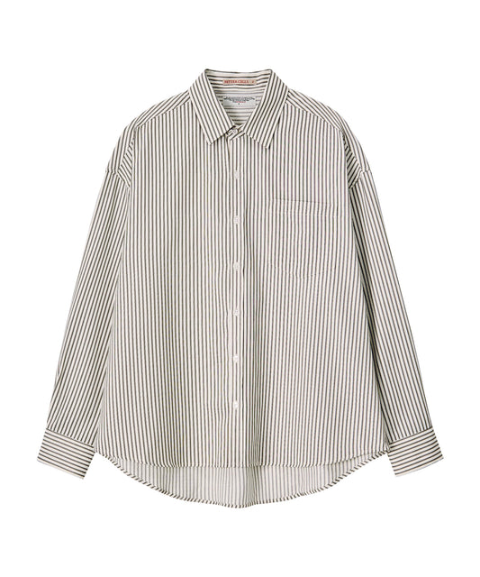 Bitter Cells Freddy Stripe Shirt-Ivory