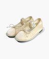 Marithé François Girbaud W BANDING RIBBON FLAT SHOES