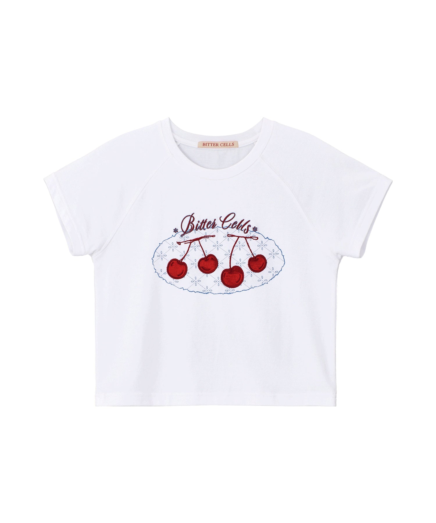 Bitter Cells Scarlet Tee-White