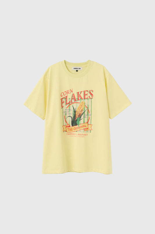 General Idea WOMAN Food Market Artwork Short Sleeve Tee