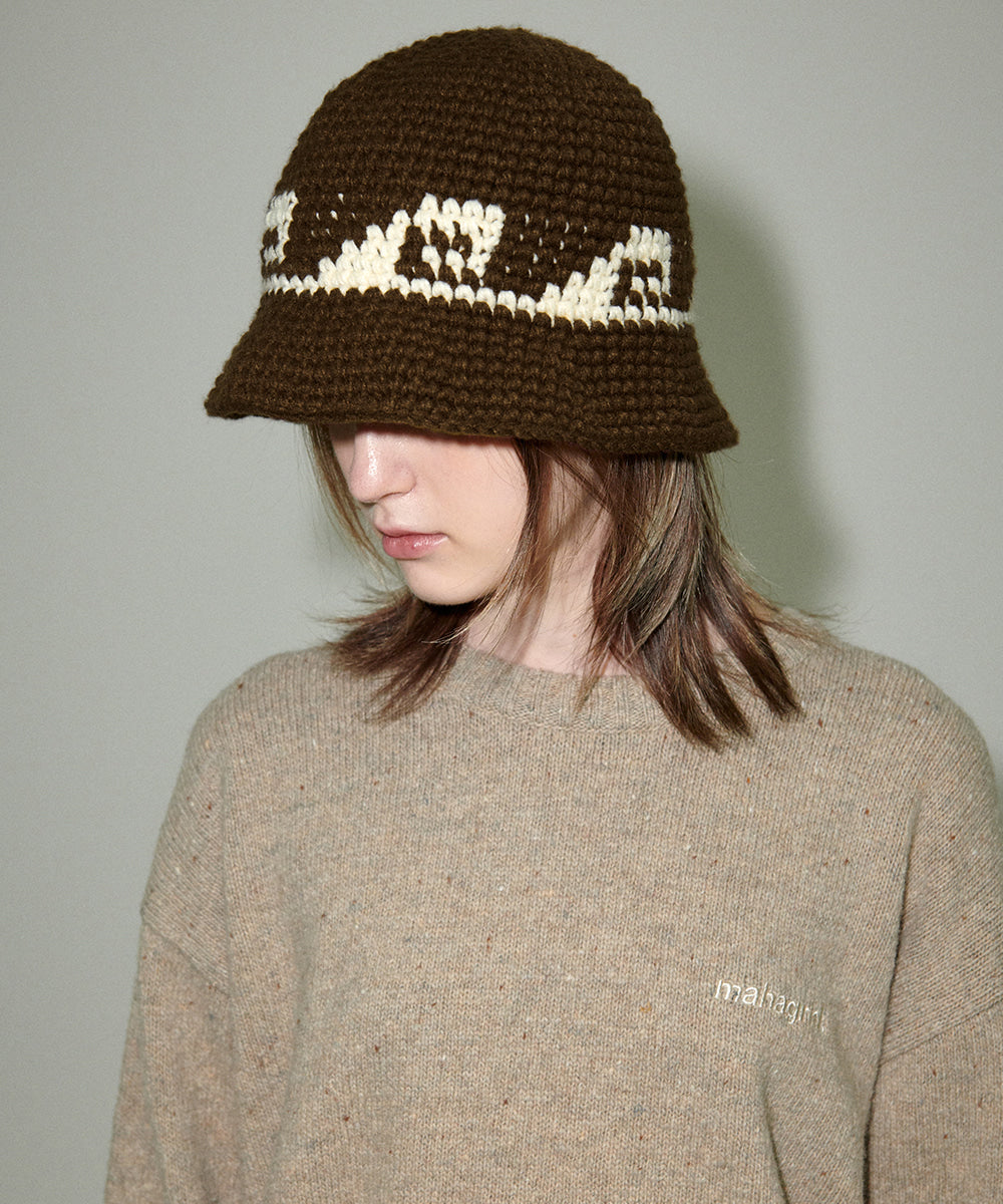 Mahagrid Swell Handmade Knit Bucket Hat