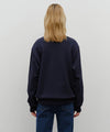 Marithé François Girbaud Baseball Logo Collar Half Zip Sweatshirt Navy
