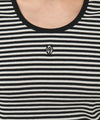 Marithé François Girbaud W DEEP NECK RINGER TEE