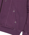 Mahagrid Pigment Stripe Mixed Zip Up Hoodie