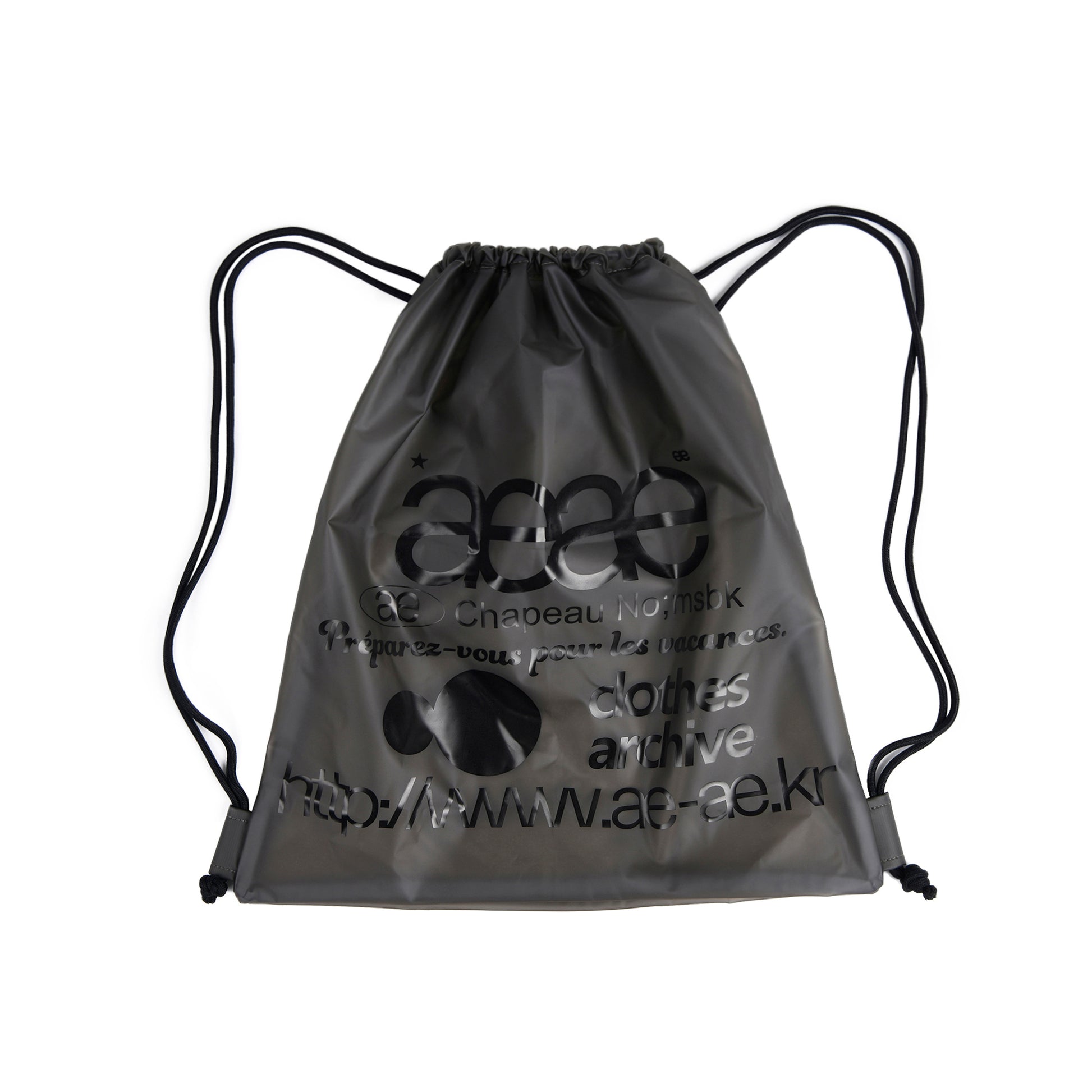 AEAE Web Logo Gym Sack - Shadow