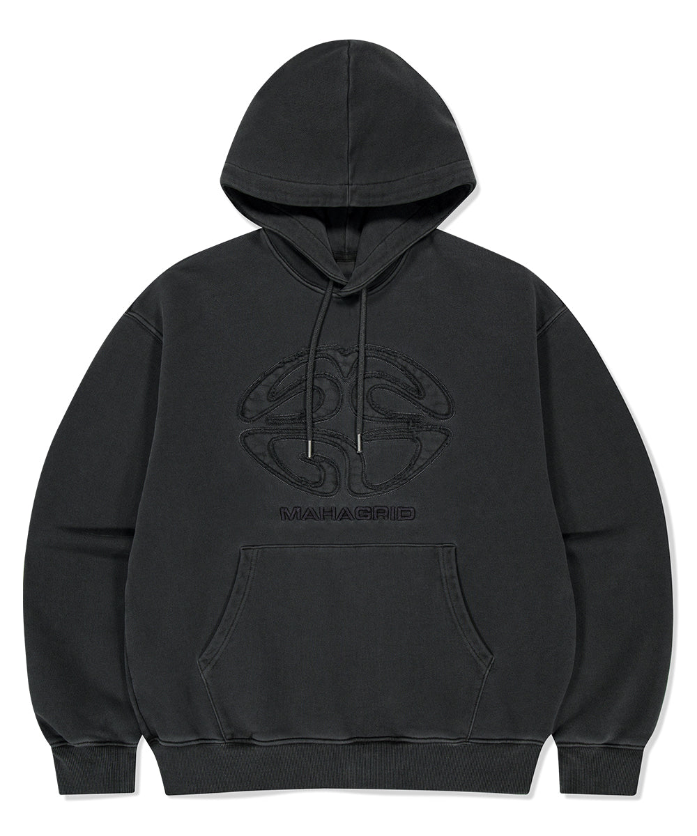 Mahagrid Pigment Eclipse Logo Hoodie