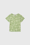 General Idea WOMAN Floral Sheer Short Sleeve T-Shirt