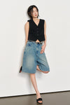 General Idea WOMAN Wide Bermuda Denim Pants