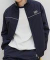 Marithé François Girbaud Marithé Sport Nylon Track Zip-Up Jacket Beige