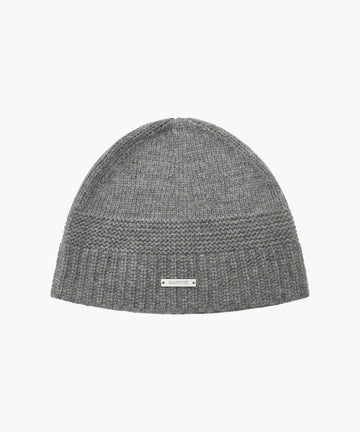 Marithé François Girbaud Regular Logo Beanie Gray