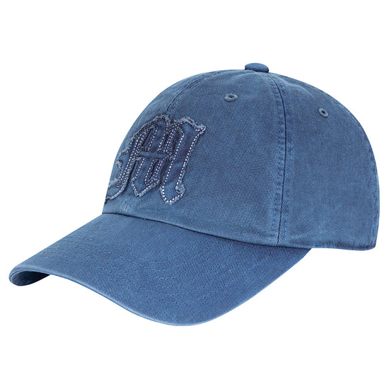 Mahagrid Raw Cut Pigment Ball Cap [Navy]