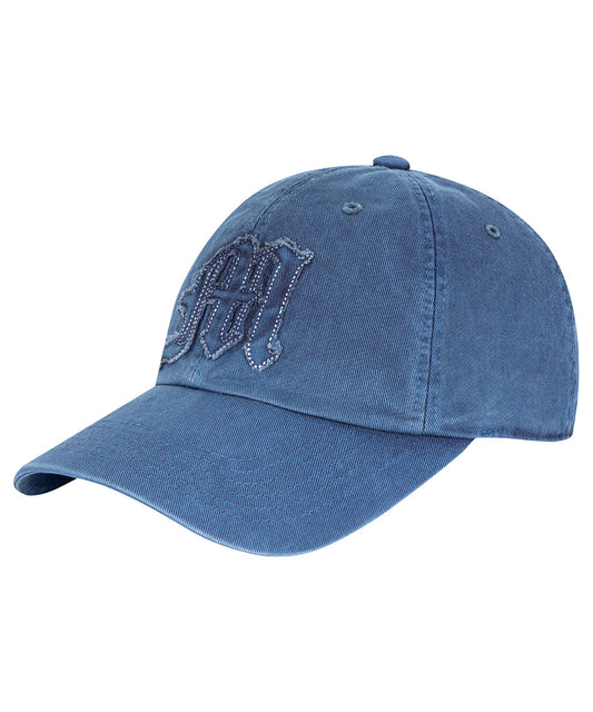Mahagrid Raw Cut Pigment Ball Cap [Navy]