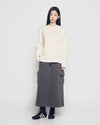 ADLV ADLV Henley Neck Waffle Long Sleeve T-Shirt
