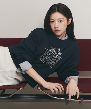 Marithé François Girbaud LEMON CLASSIC LOGO SWEATSHIRT