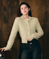 Marithé François Girbaud W Hairy Collar Cardigan