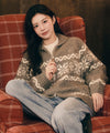 Marithé François Girbaud Nordic Cowichan Cardigan