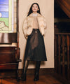 Marithé François Girbaud W A-Line Denim Midi Skirt