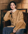Marithé François Girbaud W Reversible Shearling Jacket Beige