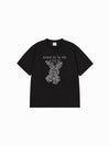 ADLV Garden Fuzzy Rabbit Short Sleeve T-Shirt
