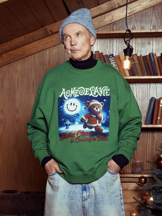 ADLV Running Santa Bear Sweatshirt