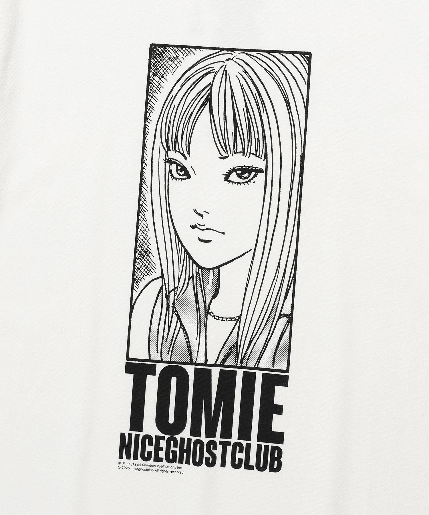Nice Ghost Club Junji Ito Maniac Tomie Title Tee [White]