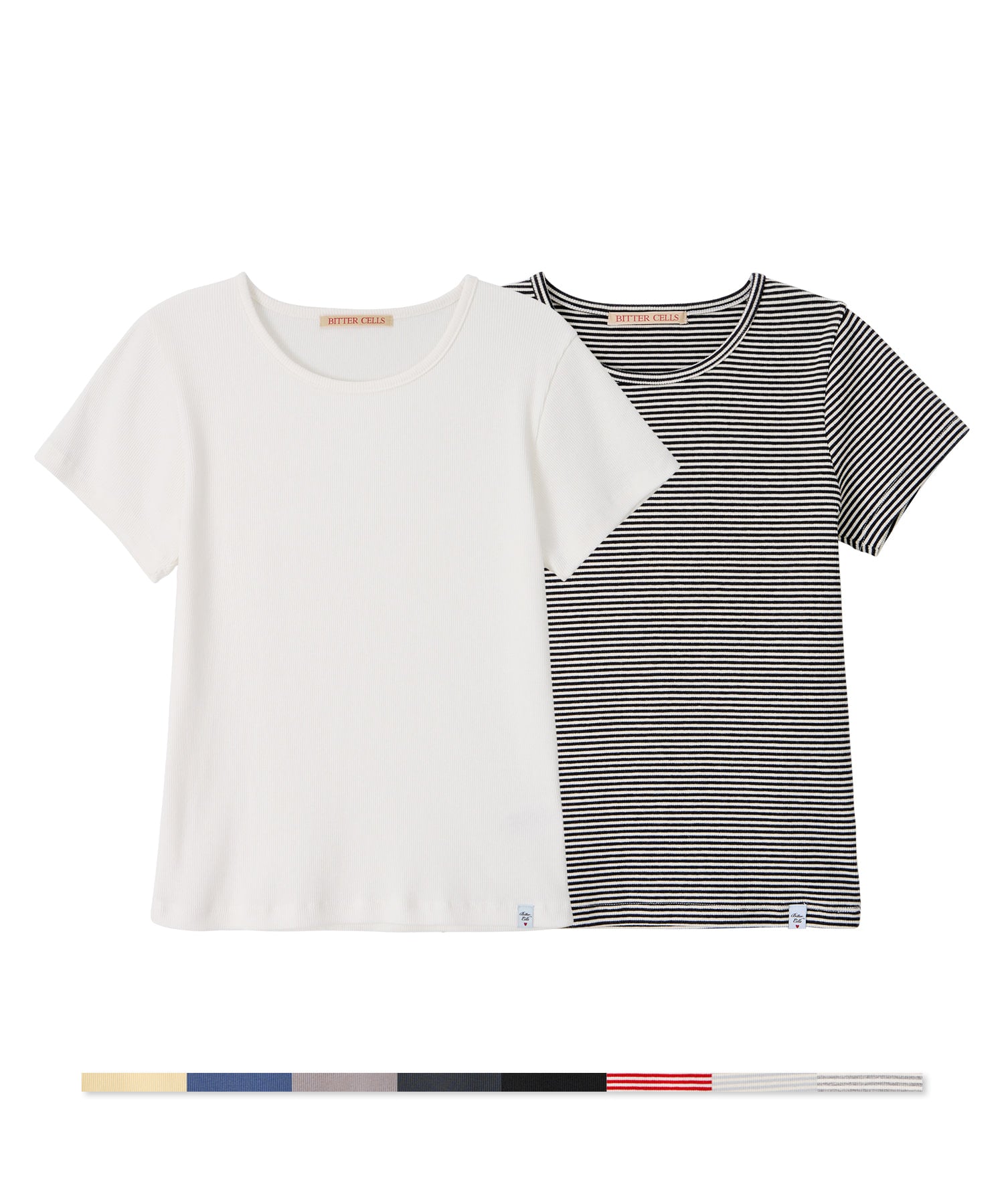 Bitter Cells [2 PACK] Essential Golgi Half Tee - 10 Colors