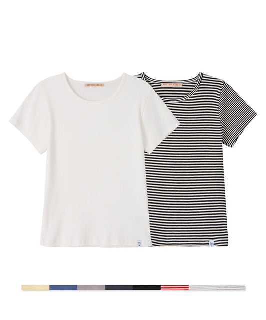 Bitter Cells [2 PACK] Essential Golgi Half Tee - 10 Colors