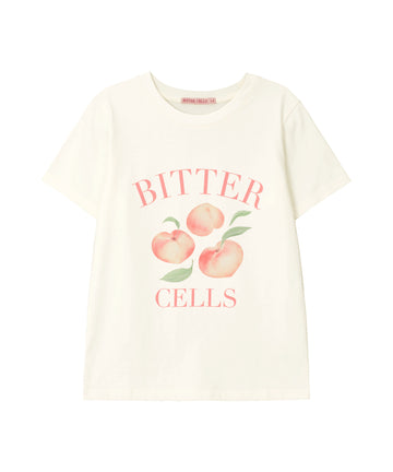 Bitter Cells Flat Peach Tee-Cream