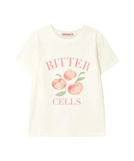 Bitter Cells Flat Peach Tee-Cream