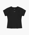 Marithé François Girbaud Marithé SPORT W ATHLEISURE SLIM CROP TEE charcoal