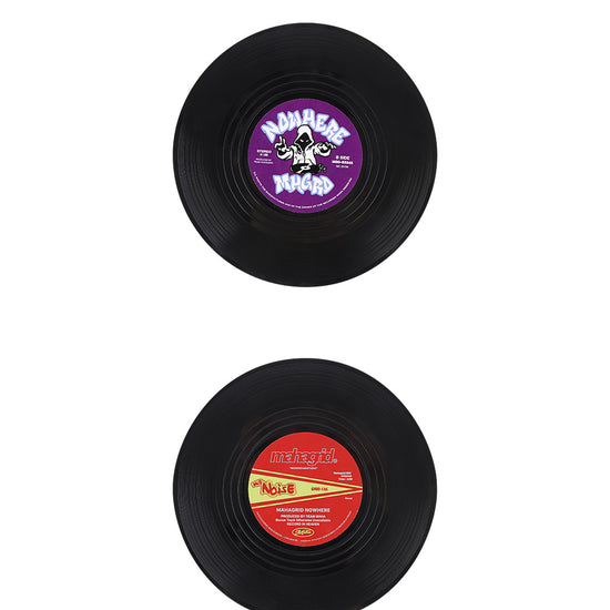 Mahagrid Vinyl Record Coasters