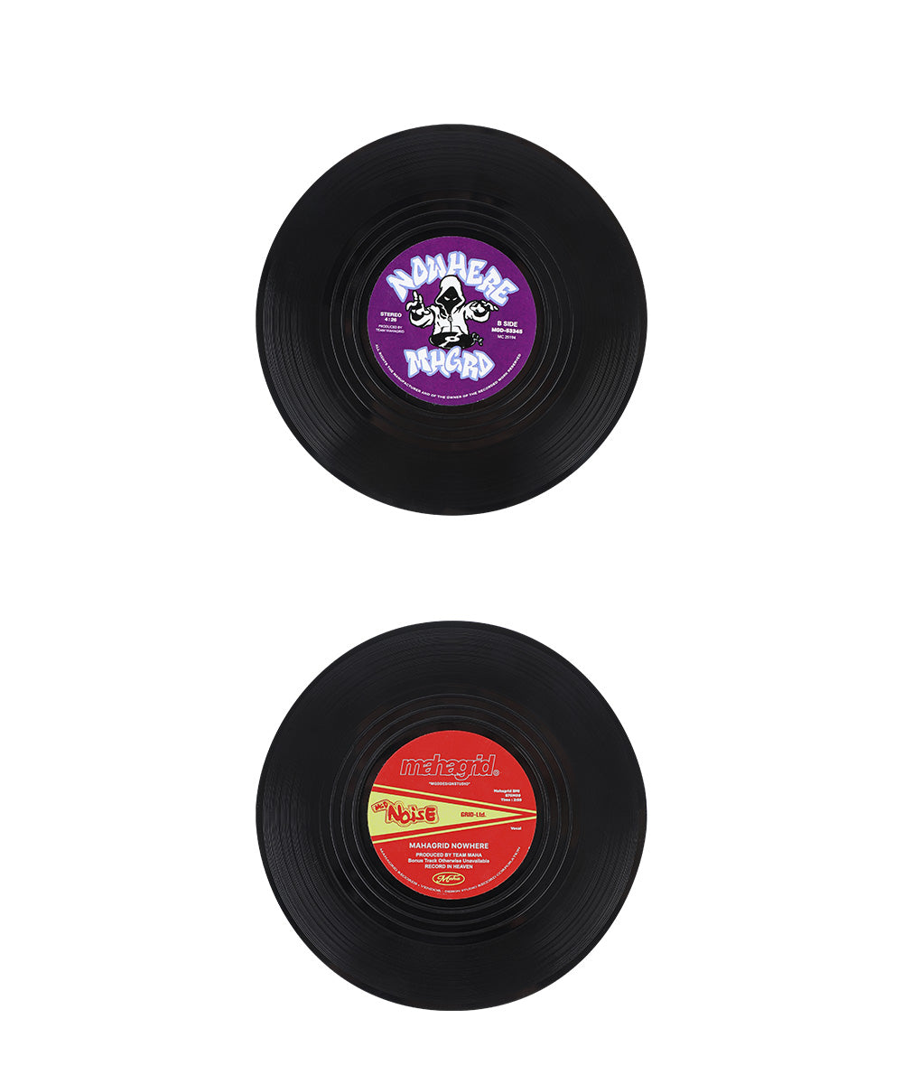 Mahagrid Vinyl Record Coasters