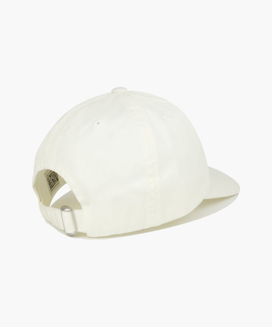 Marithé François Girbaud DRAWING CLASSIC LOGO FLAT BRIM CAP ivory