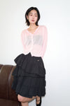 General Idea WOMAN Packable Sheer Long Sleeve Cardigan