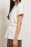 General Idea WOMAN Back Point Drape T-Shirt