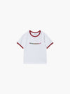ADLV Kids Snake Initial Ringer Short Sleeve T-Shirt