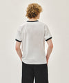 Marithé François Girbaud AEROCOOL CRACK CLASSIC LOGO RINGER TEE brown